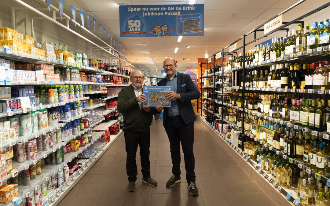 Albert Heijn De Brink viert 50-jarig jubileum met unieke jubileumpuzzel